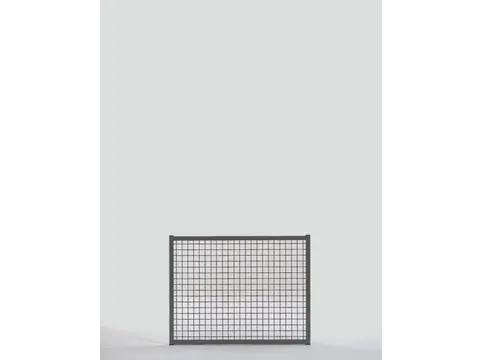 rehausse p. porte batt. p. parois de séparation Hxl 750x1180mm RAL500