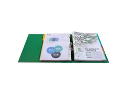 Ordner PP Prem'Touch A4maxi 80mm dogroen