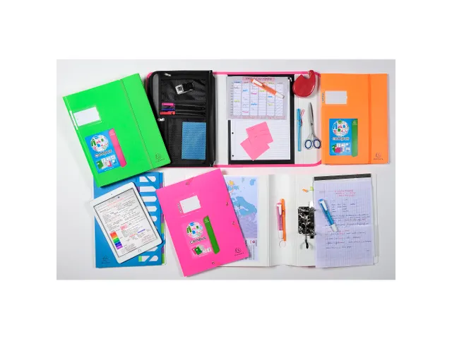 Sorteermap Harmonika 9vak CAMP.NEON bl.