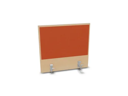 opzetpaneel,v. bureau,aanbouw achter,B 600mm,NE-esdoorn,BN3012-oranje