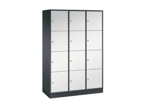 grootvolume-lockersysteem,RAL 7021/RAL 7035,HxBxD 1950x1220x500mm