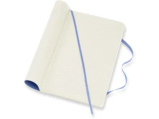 Notitieboek Moleskine large 130x210mm lijn soft cover hydrangea blue - 4