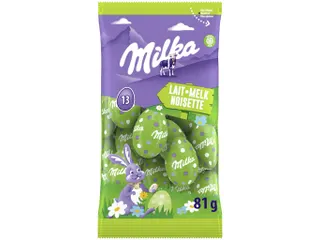 Milka paaseitjes 81g melk hazelnoot - 1