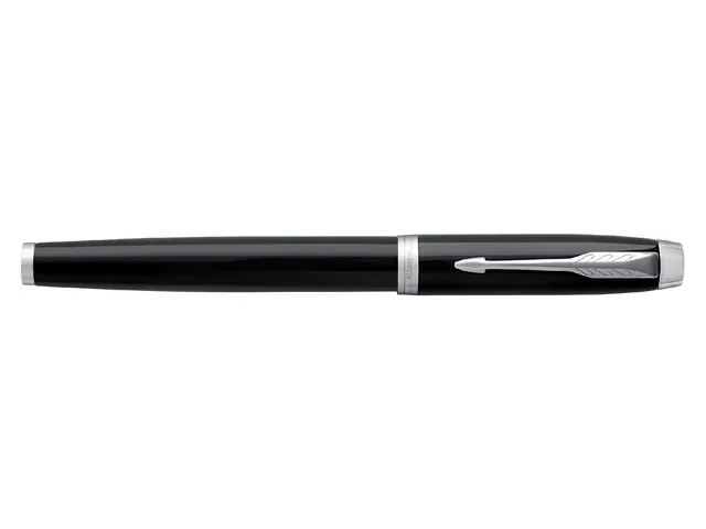 Vulpen Parker IM Black Lacquer CT Finish Medium Blauwe inkt