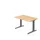 In hoogte verstelbaar bureau,HxBxD 680-850x1200x800mm,blad esdoorn