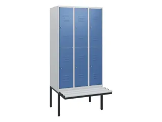 Dubbeldekse dekenkist,HxBxD 1950x900x815mm,3x2vak.,vak B 300mm - 1