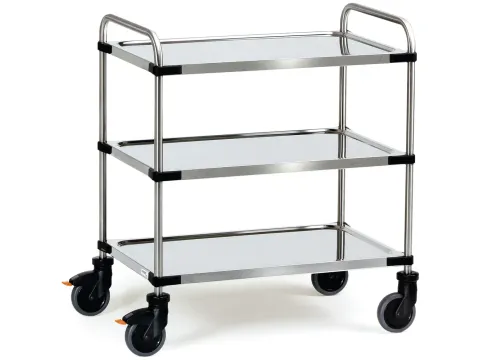 Roestvrijstalen Wagens 5038 150kg 630x400mm 2 Etages