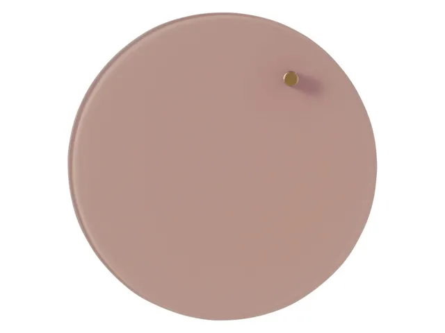 Glasmagneetbord Naga rond 25cm roze