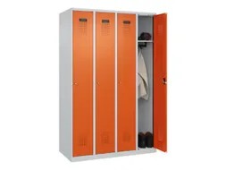 locker,HxBxD 1850x1200x500mm,4vak,vak B 300mm,cil.-slot