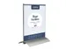 Kaarthouder Europel T-standaard A5 staand acryl / aluminium