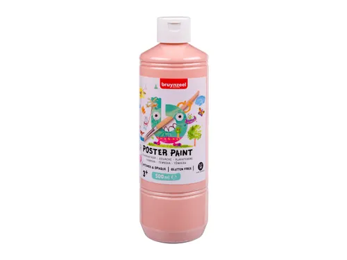 Plakkaatverf Bruynzeel beige roze fles à 500ml
