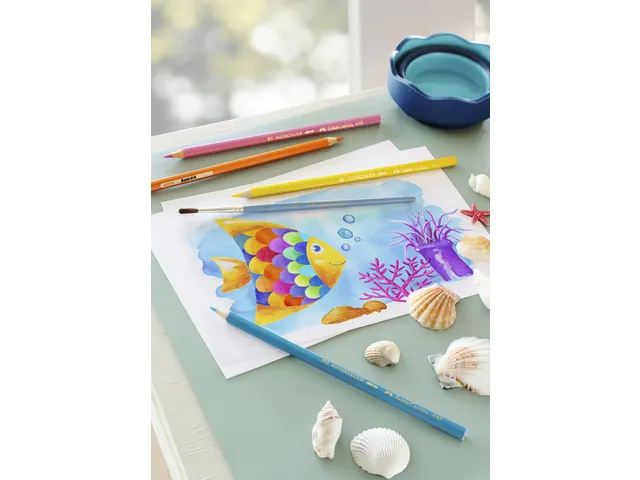 Aquarelpotlood Faber-Castell etui a 24 stuks + penseel