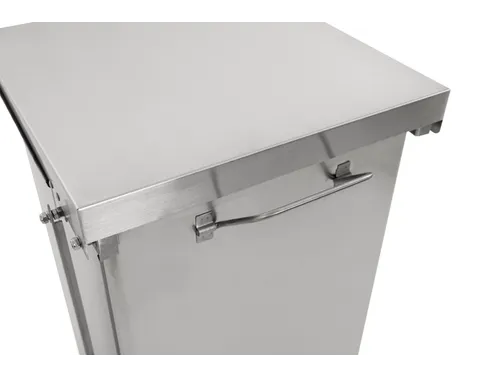 Industriële pedaalemmer 90 Liter Mat RVS