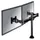 Monitorarm FPMA-D960DG 2 Schermen tot 27 Inch met Doorvoer Zwart