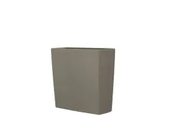 plantenpot,trapeziumvormig,PE,beigegrijs,HxBxD 900x900x390mm,55l