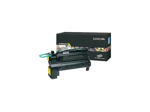 Tonercartridge Lexmark C 792 x 2 yg 20000 Pagina's Geel