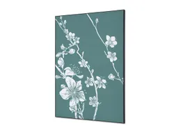 Wanddecoratie Textiel Set A1 Japanse Bloesem Groen