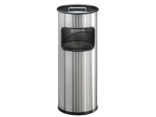 Poubelle-cendrier Durable 3373-23 Rond Inox