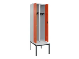 locker voor scheiding van kleding,HxBxD 2120x600x815mm,2vak - 2