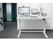 Elektrisch Verstelbaar Bureau 120x60cm USB Wit