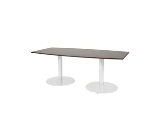 Linesto Vergadertafel Vaste Hoogte 200x100 Ton Logan 25mm Wit - 1