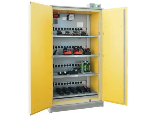 lithium-ion magazijnkast,type 90,40 Laadplaatsen,HxBxD 2048x1148x591mm