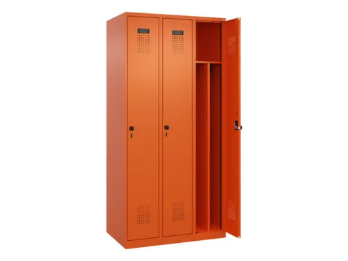 locker voor scheiding van kleding,HxBxD 1850x900x500mm,3vak