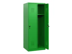 schoollocker,HxBxD 1530x600x500mm,2vak,vak B 300mm,draaigrendel