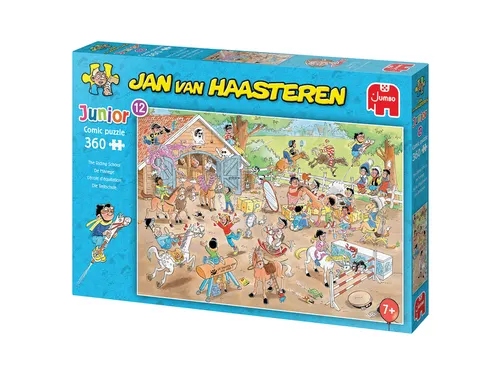 Puzzel Jan van Haasteren Junior 12 The Riding School 360 stukjes
