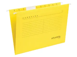 Hangmap Euroflex A6527-424 verticaal A4 V-bodem geel - 1