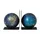 Boekensteun TROIKA met magnetische Wereldbol 13cm 2 stuks Assorti