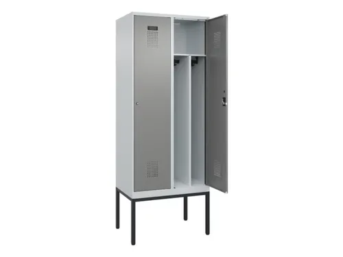 locker voor scheiding van kleding,HxBxD 2120x800x500mm,2vak