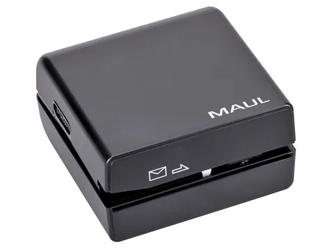 Briefopener MAUL Electrisch incl 4 batterijen 74x70x40mm blister