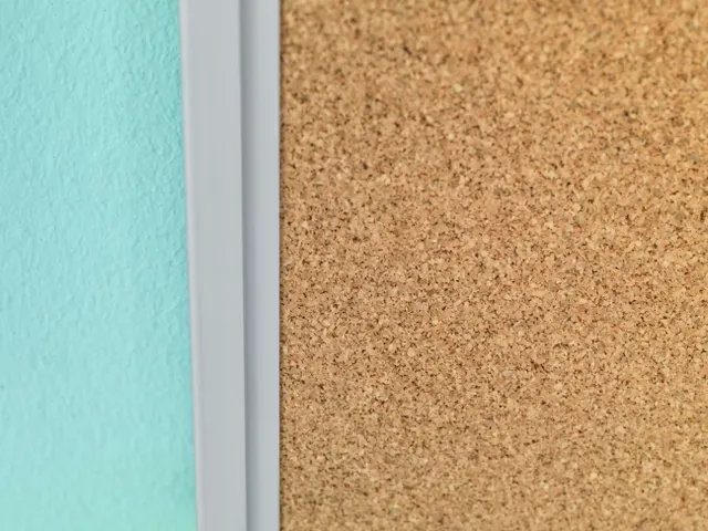 Smit Visual prikbord 60x90cm perskurk Softline profiel 16mm bruin