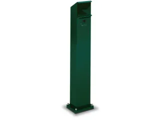 Asbakstaander Vierkant Groen Staalplaat 2 liter 1150x180x150mm - 1