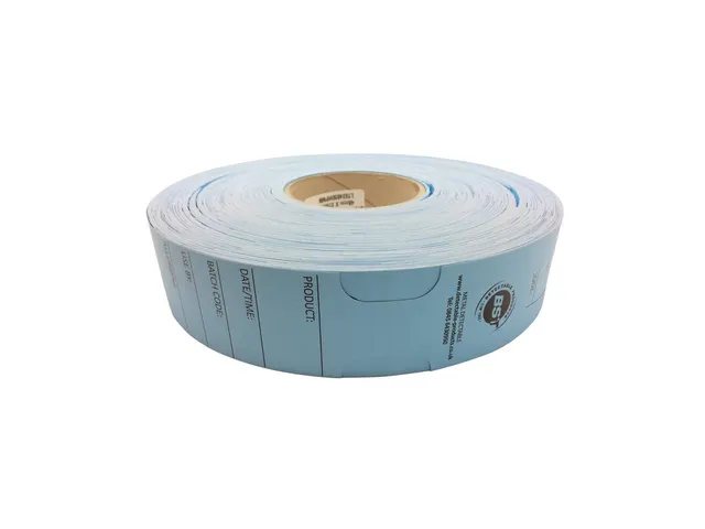 BST Detecteerbare Loop Tags hittebestendig 48x279mm blauw 500 stuks