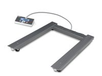 palletweegschaal platform BxD 840x1190mm staal weegbereik 0-1500kg