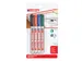 Viltstift edding 400 rond assorti 1mm blister à 4st