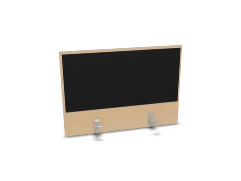 opzetpaneel,v. bureau,aanbouw achter,B 800mm,NE-esdoorn,BN8033-zwart