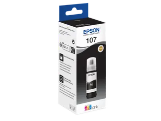 Epson 107, Origineel, Zwart, Epson, EcoTank ET-18100, 70 ml, 1 stuk(s) - 1