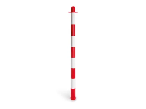 Afzetpaal 90cm Rood Wit