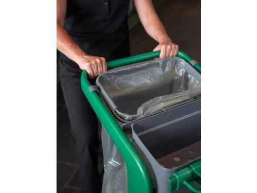 Vikan Hygiene vuilniszakhouder voor HyGo Mobile Cleaning Station grijs