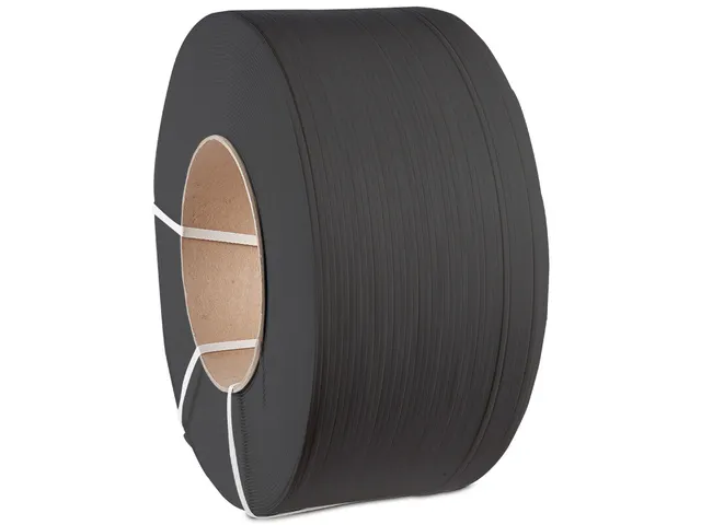 Omsnoeringsband 12.0x0.55mmx3000mtr Zwart 2 rollen