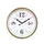 Landelijke wandklok - 39cm - Stille klok - Wit/ Goud- NeXtime "Classic
