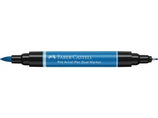 Tekenstift Faber-Castell Pitt Artist Pen duo marker 110 phthaloblauw - 4