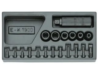 1500 ES-K 1900 Assortiment schroevendraaiers 1/2 inch in 1/3 ES-module - 1