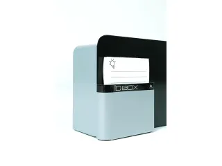 De Alba IDBOX ideeënbus metaal zwart- grijs met slot - 2