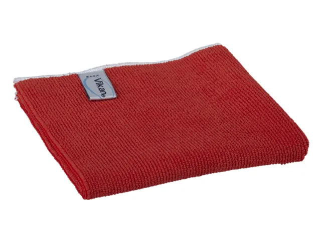 Vikan ErgoClean 691134 BASIC microvezeldoek rood 32x32cm