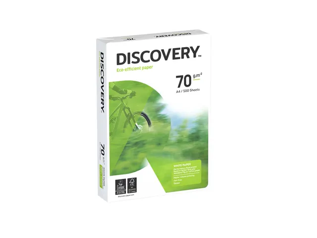 Kopieerpapier Discovery A4 70 Gram Wit 500 Vel