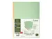 25 mappen met linnen rug FOREVER 320g/m2 24x32cm Grasgroen